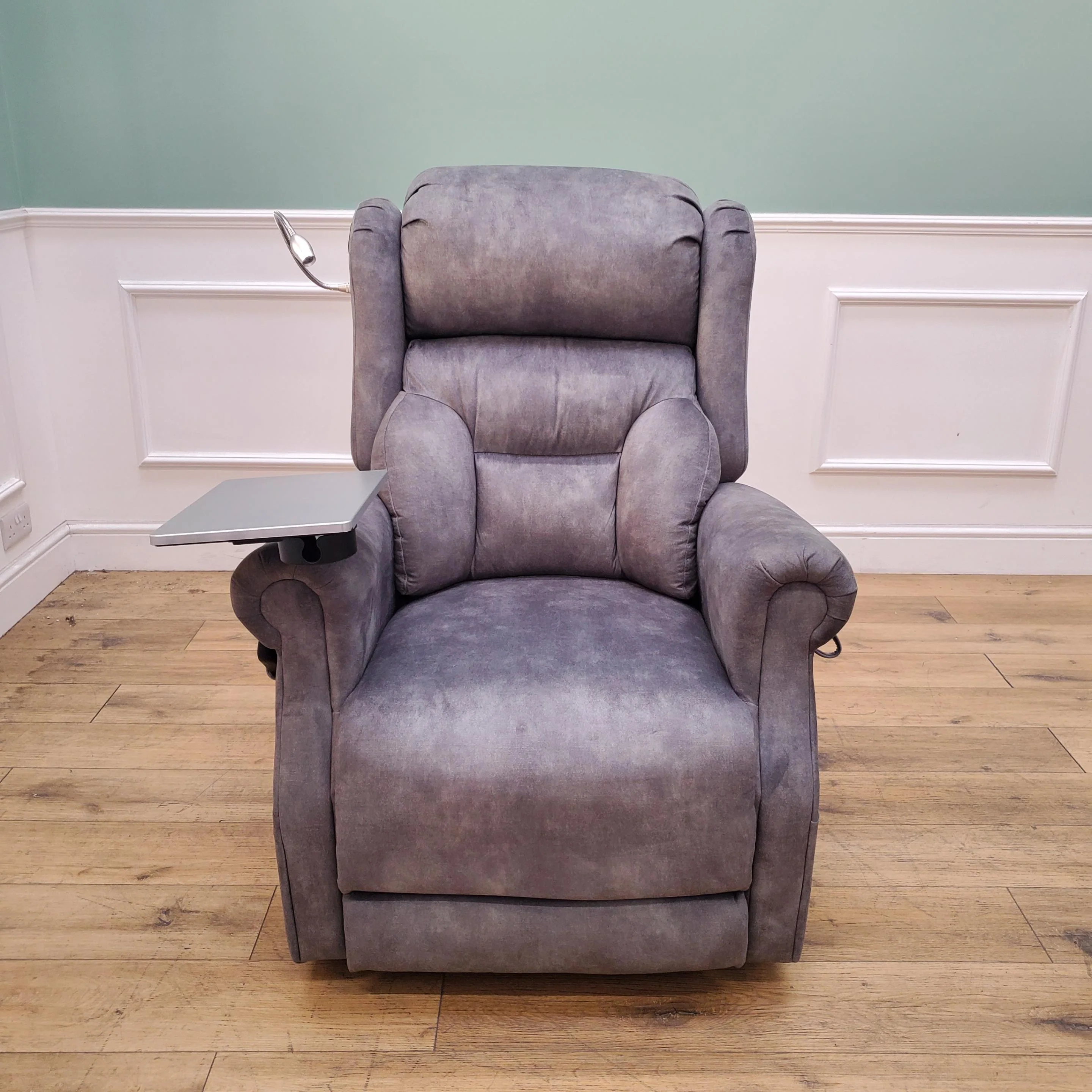 CLEARANCE The Highgrove - Luxury 4-Motor Riser Recliner - Palladium Grey CLEARANCE-2692 - Image 3