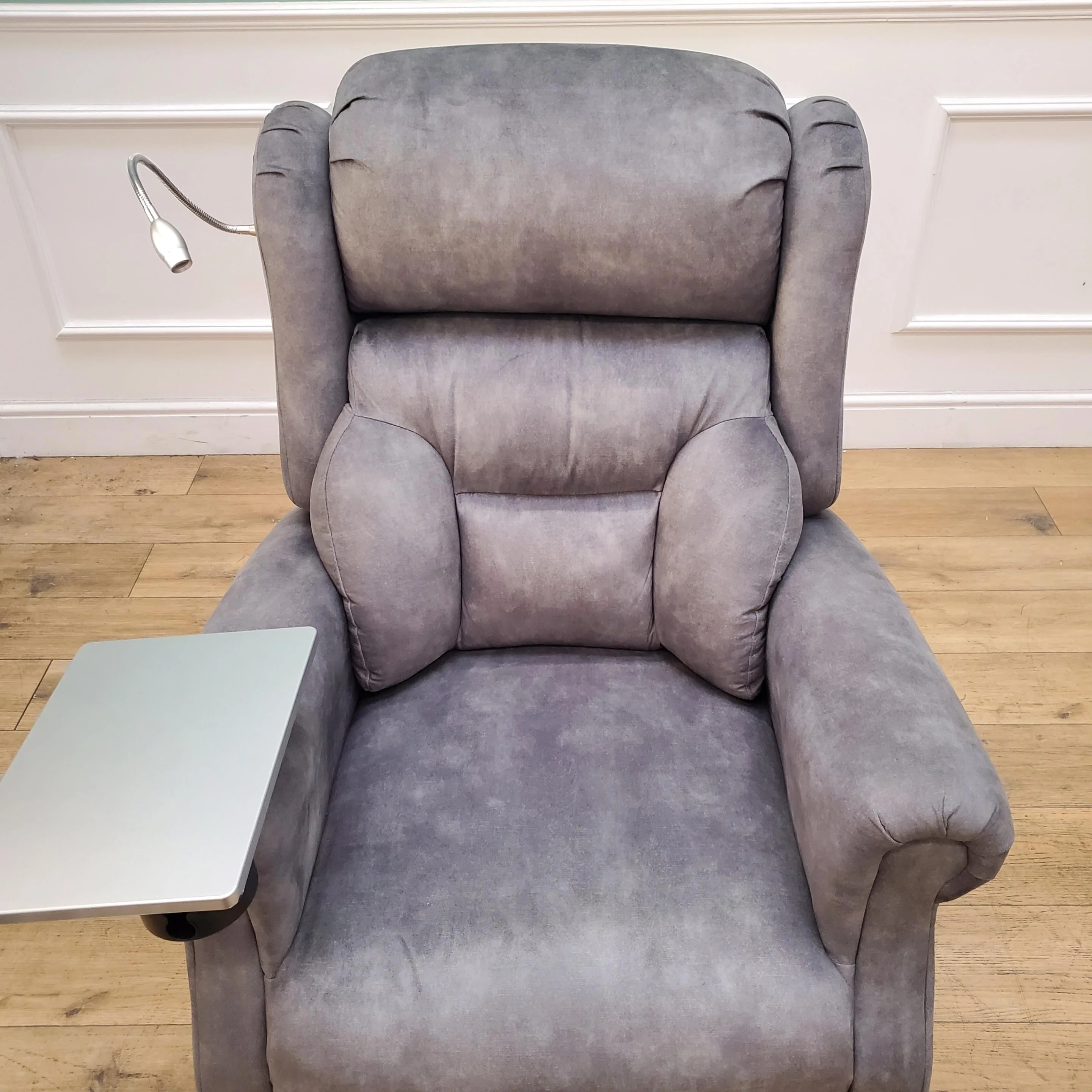 CLEARANCE The Highgrove - Luxury 4-Motor Riser Recliner - Palladium Grey CLEARANCE-2692 - Image 4