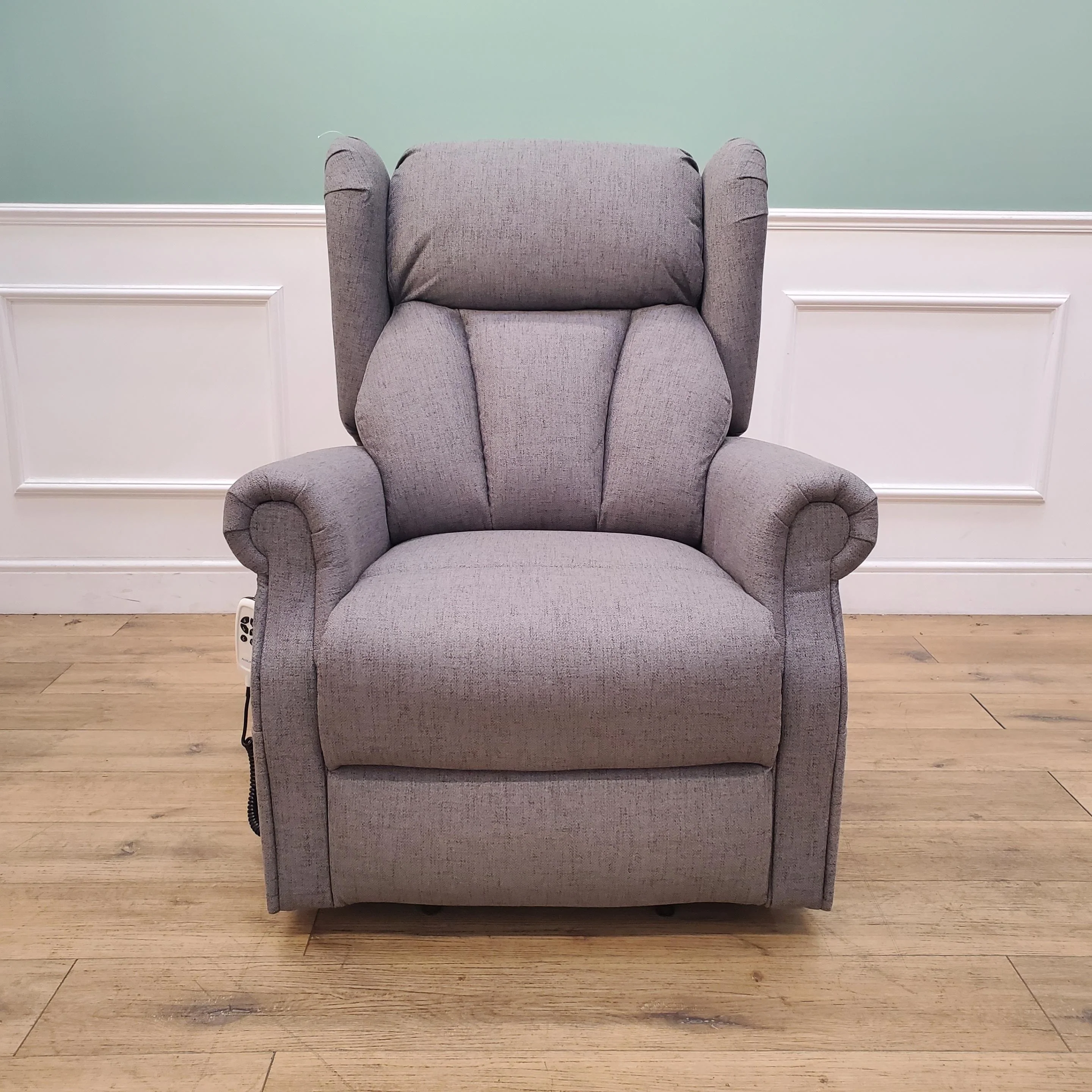 CLEARANCE The Thames - Lateral Back Dual Motor Riser Recliner - Graphite CLEARANCE-2665 - Image 3