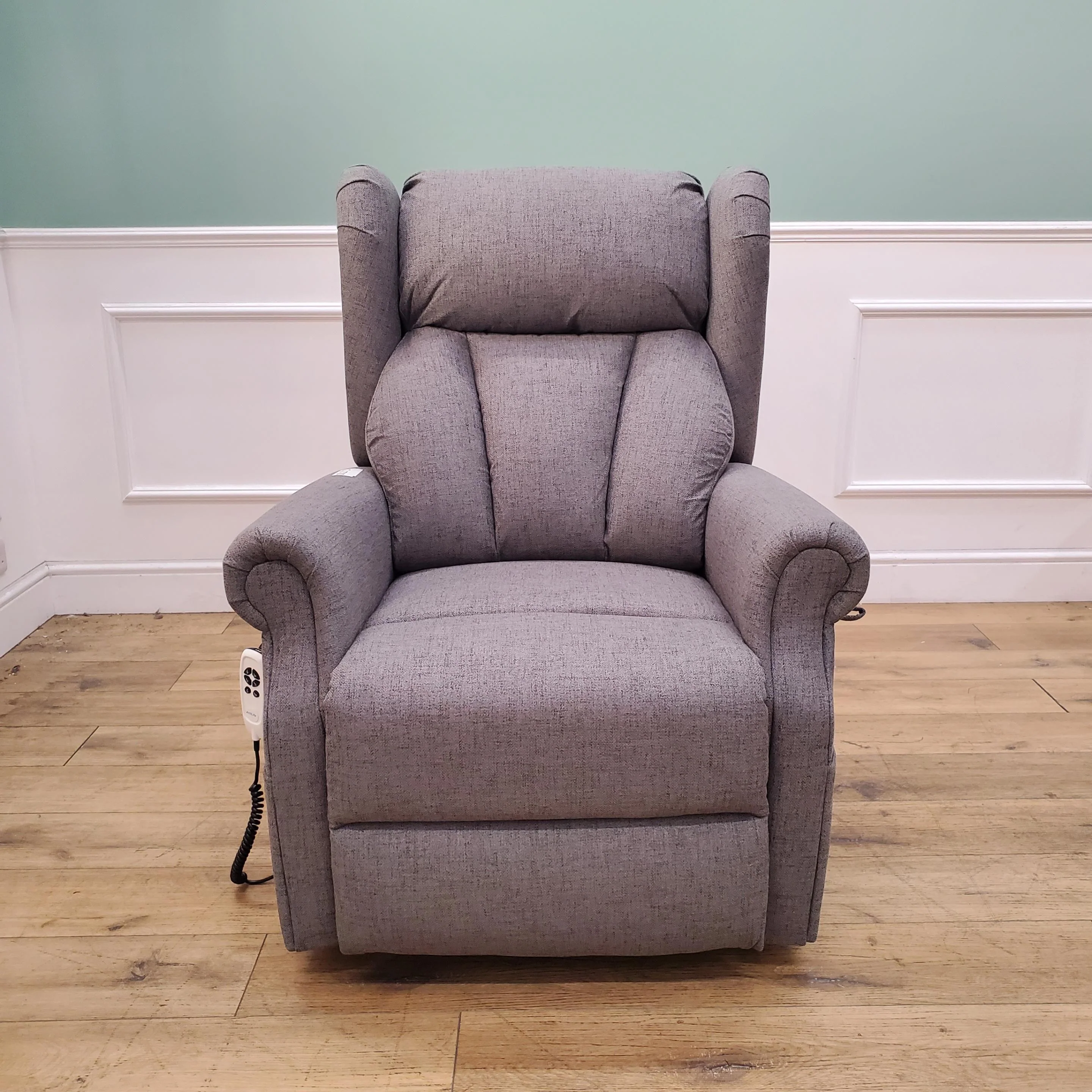 CLEARANCE The Thames - Lateral Back Dual Motor Riser Recliner - Graphite CLEARANCE-2710 - Image 3