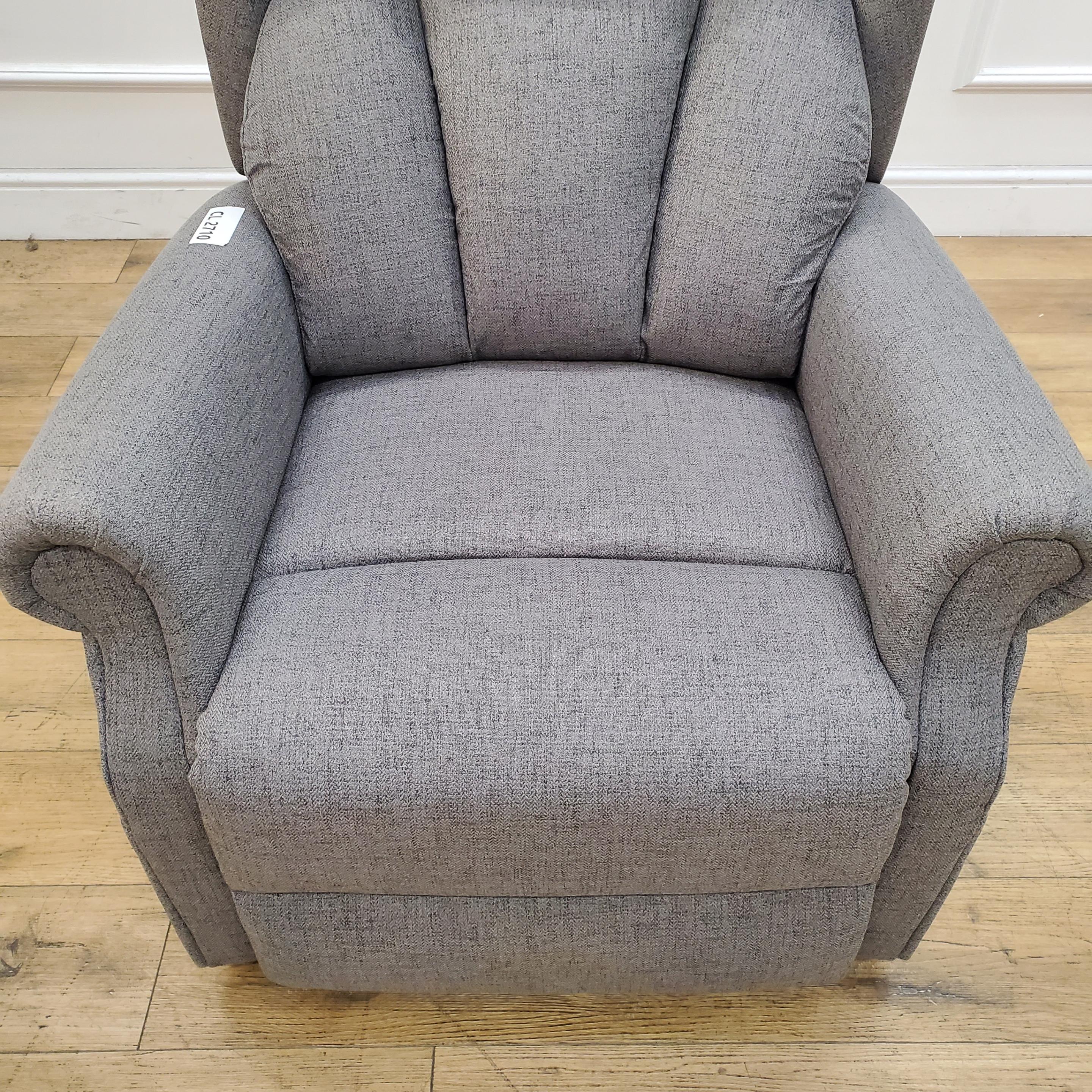 CLEARANCE The Thames - Lateral Back Dual Motor Riser Recliner - Graphite CLEARANCE-2710 - Image 5