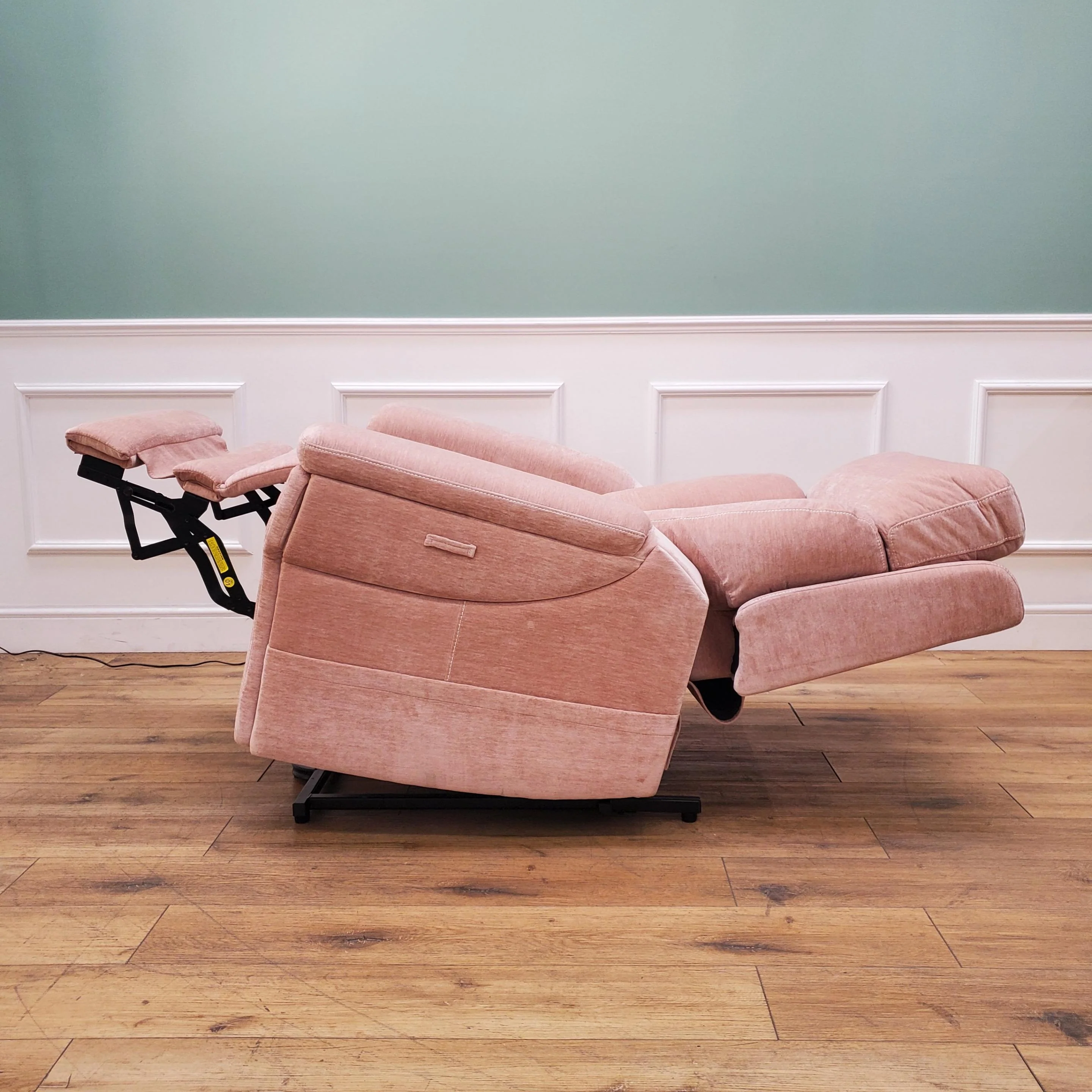 CLEARANCE The Ultra Comfort - 5 Motor Riser Recliner & Sleeping Chair - Pink CLEARANCE-2477 - Image 10