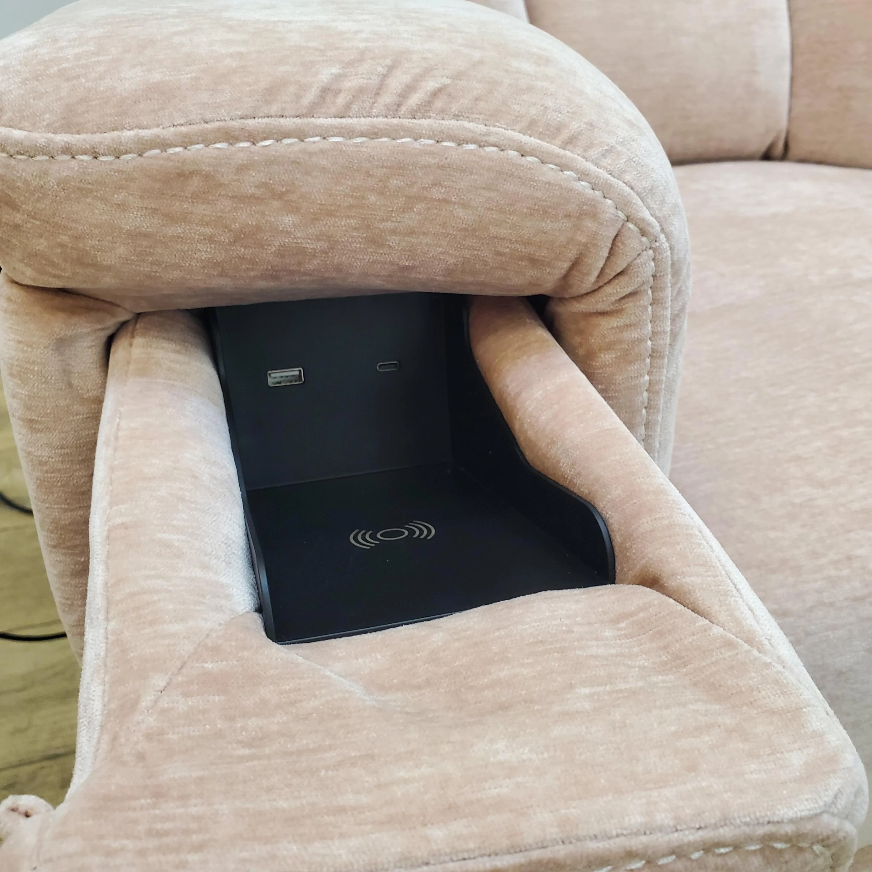 CLEARANCE The Ultra Comfort - 5 Motor Riser Recliner & Sleeping Chair - Pink CLEARANCE-2477 - Image 11