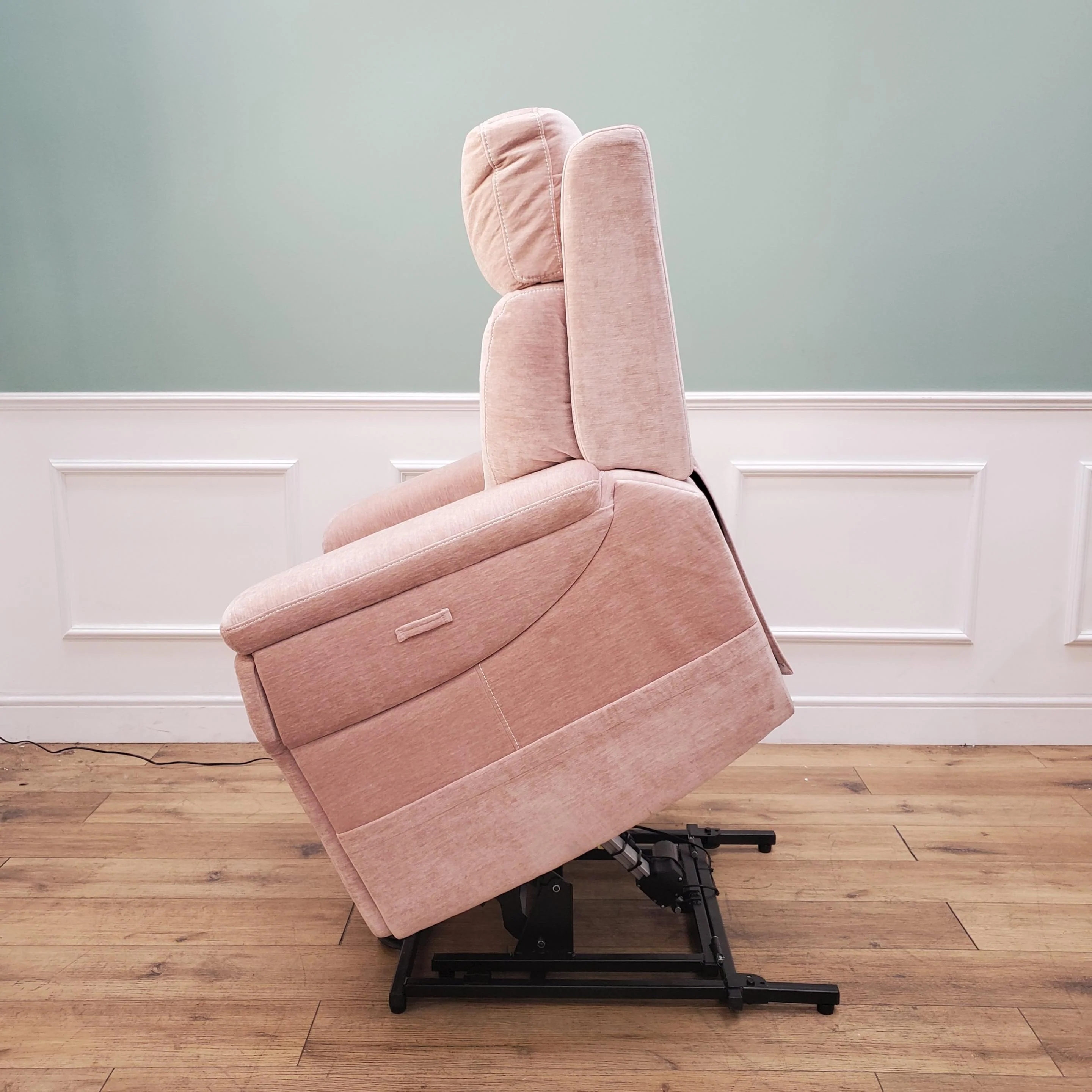 CLEARANCE The Ultra Comfort - 5 Motor Riser Recliner & Sleeping Chair - Pink CLEARANCE-2477 - Image 9