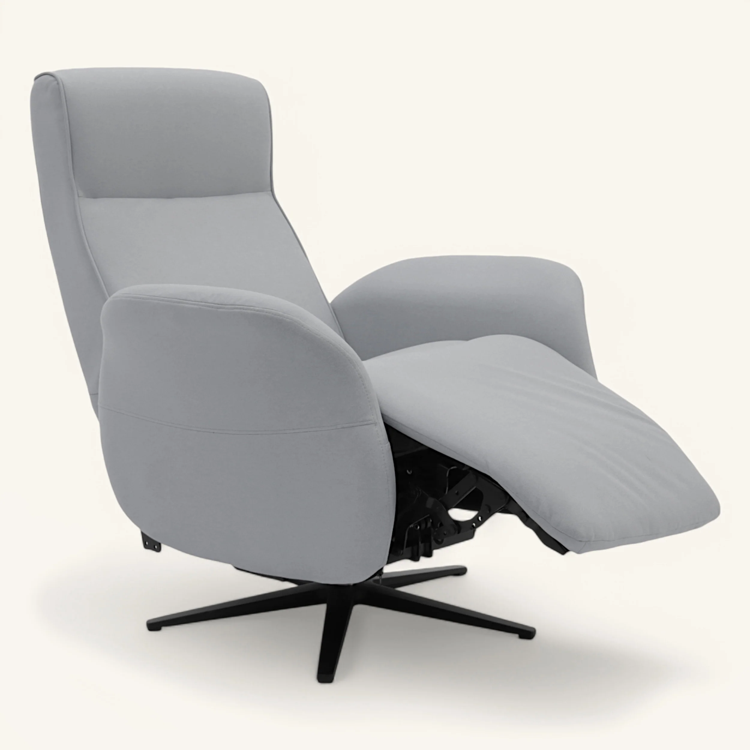 The Astral - 360 Swivel Dual Motor Riser Recliner with Heat & Massage - Grey - Image 3
