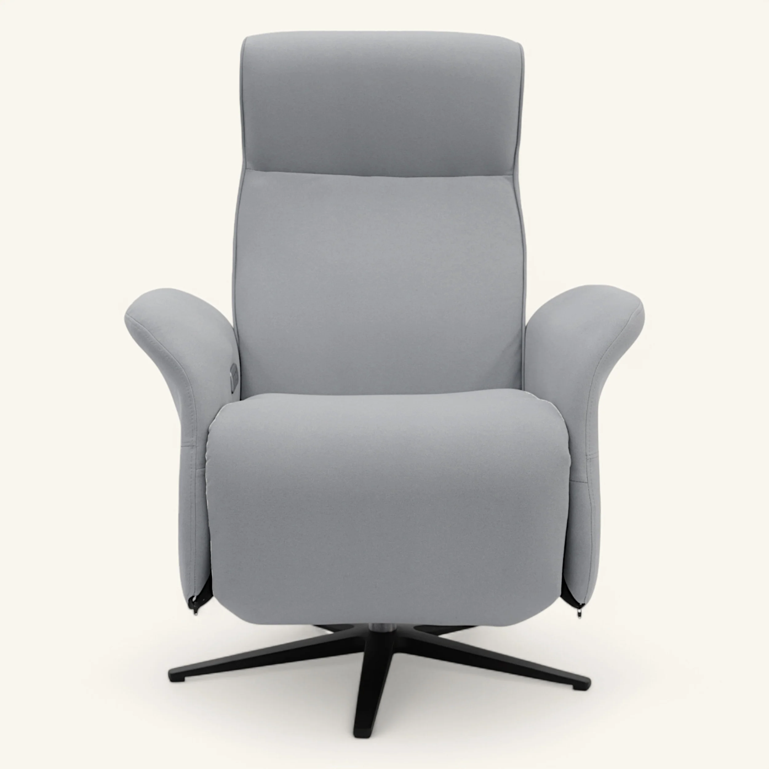 The Astral - 360 Swivel Dual Motor Riser Recliner with Heat & Massage - Grey - Image 4