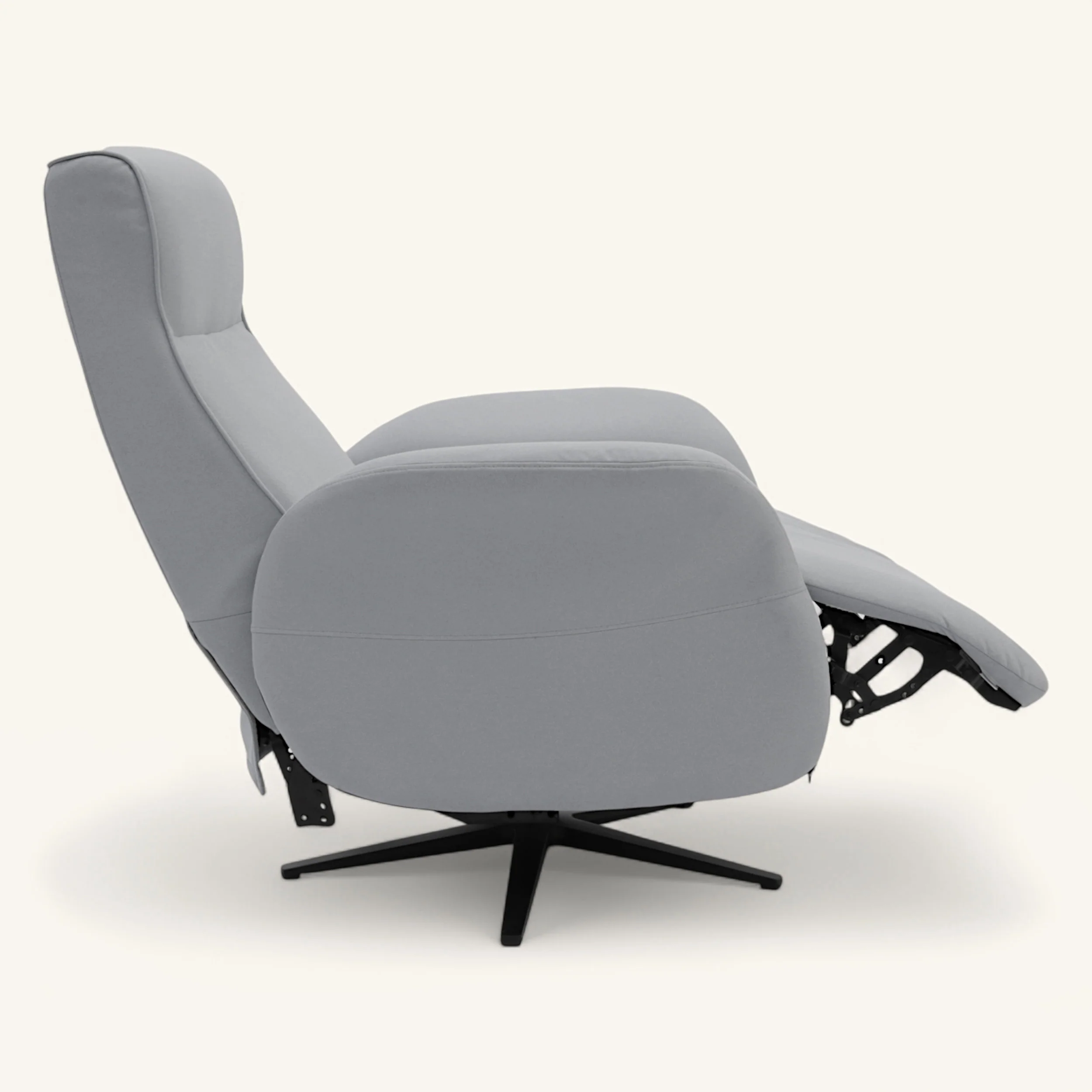 The Astral - 360 Swivel Dual Motor Riser Recliner with Heat & Massage - Grey - Image 5