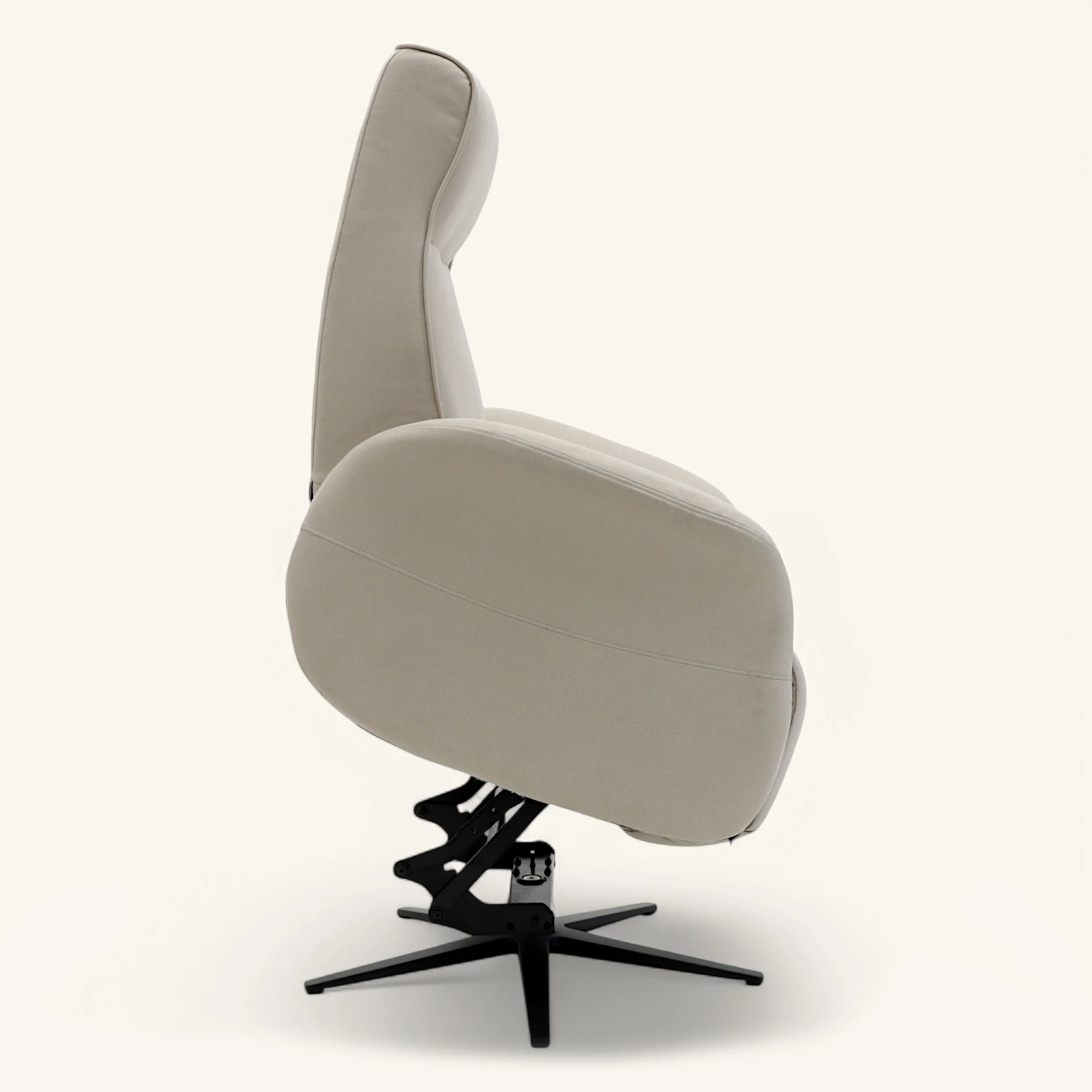 The Astral - 360 Swivel Dual Motor Riser Recliner with Heat & Massage - Stone - Image 9