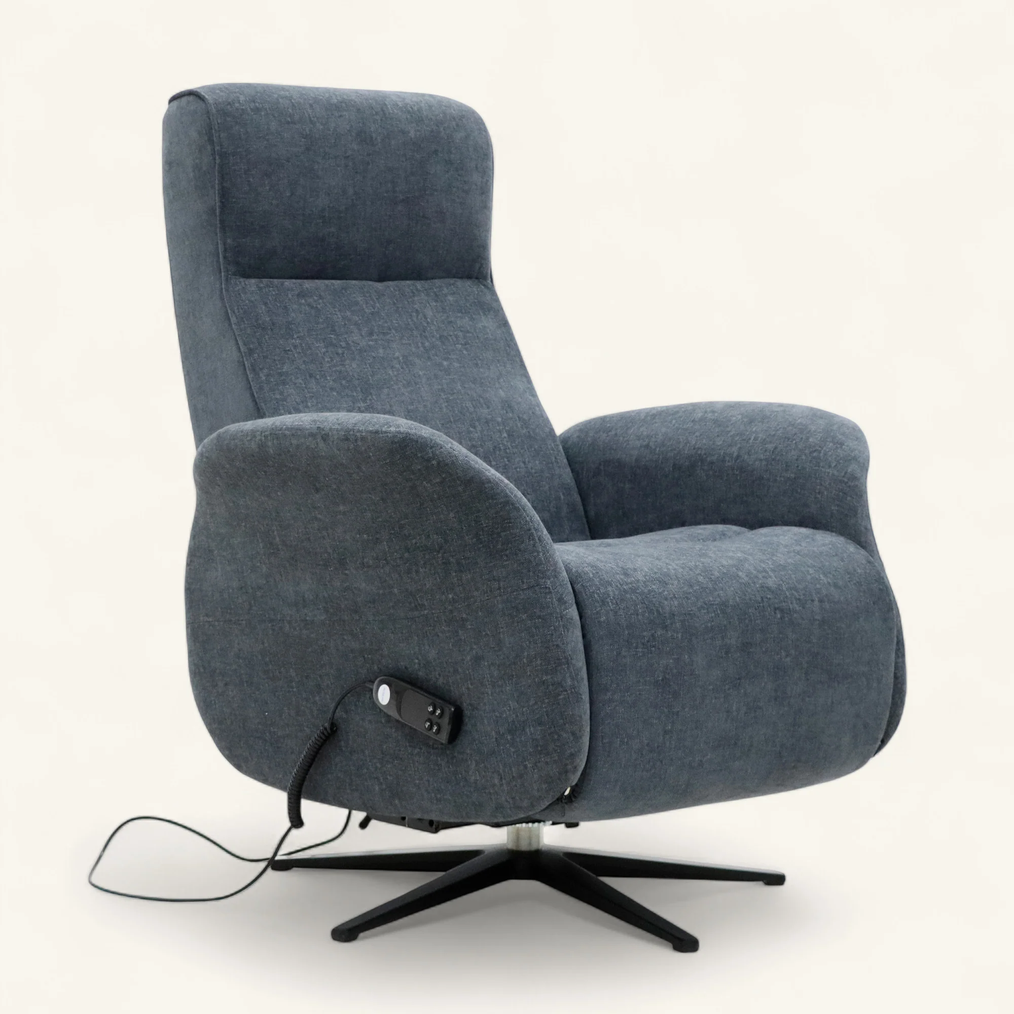 The Astral Essential - 360 Swivel Dual Motor Riser Recliner - Dark Grey