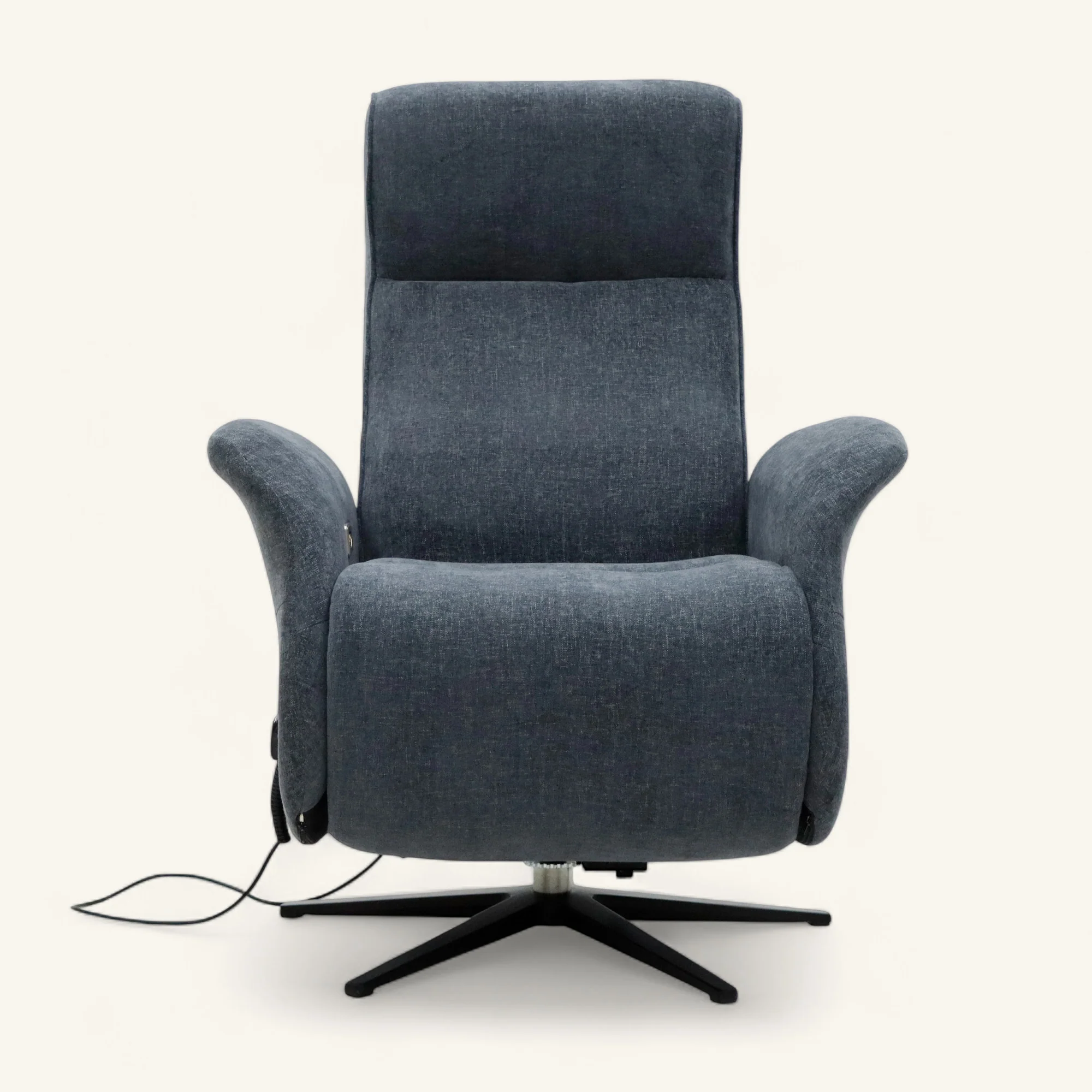 The Astral Essential - 360 Swivel Dual Motor Riser Recliner - Dark Grey - Image 4