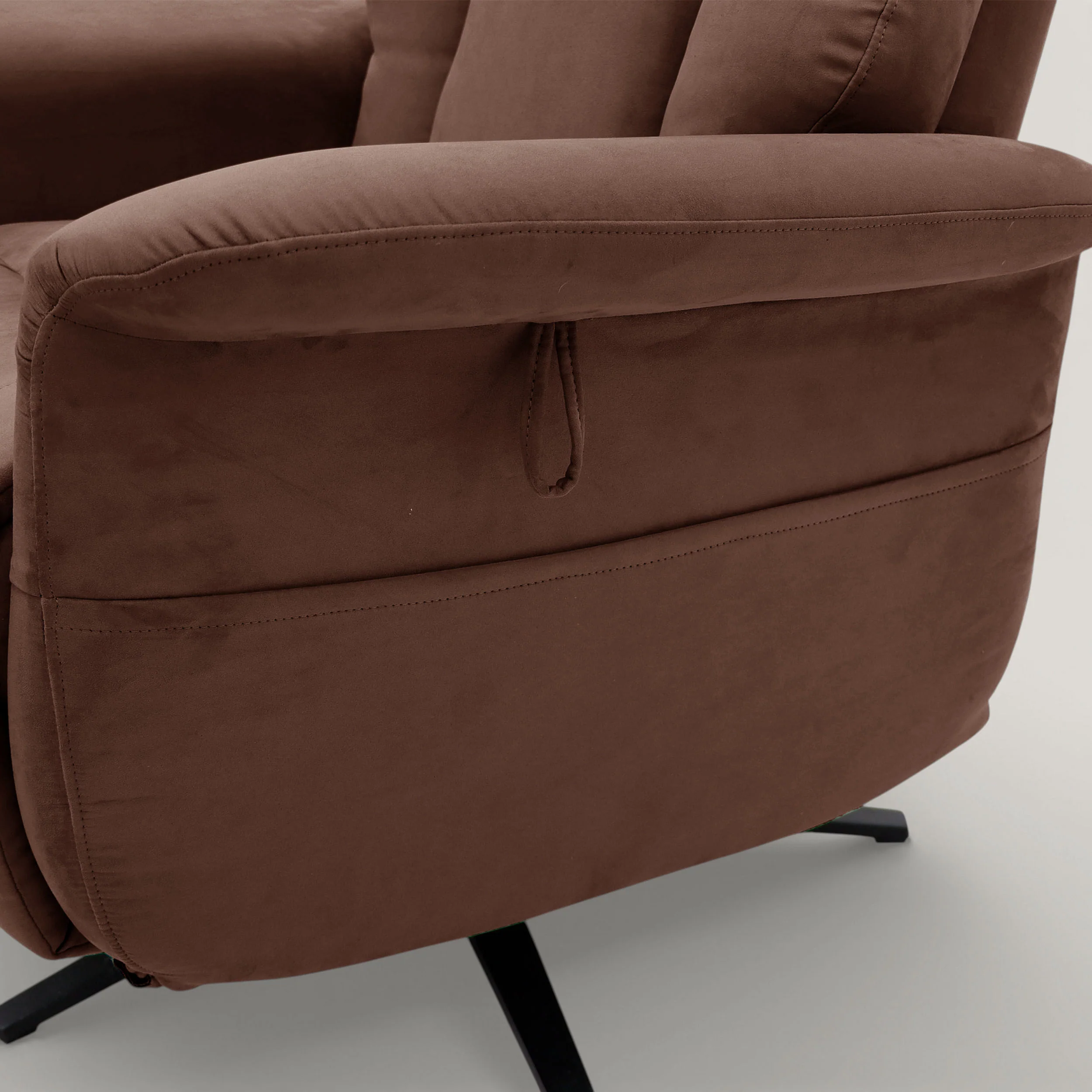 The Astral Lux - Swivel Riser Recliner with Heat & Massage (Brown) - Image 11
