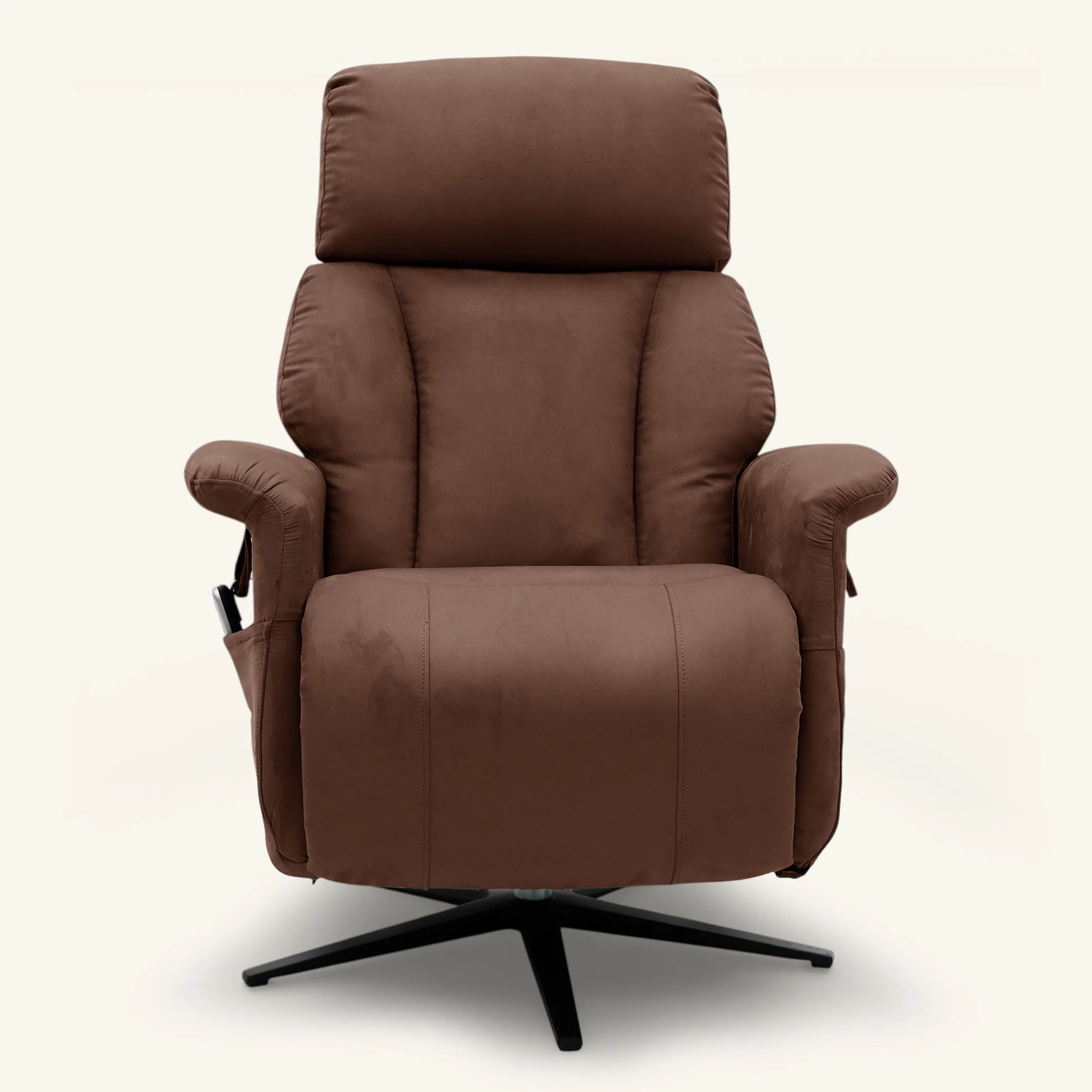 The Astral Lux - Swivel Riser Recliner with Heat & Massage (Brown) - Image 5