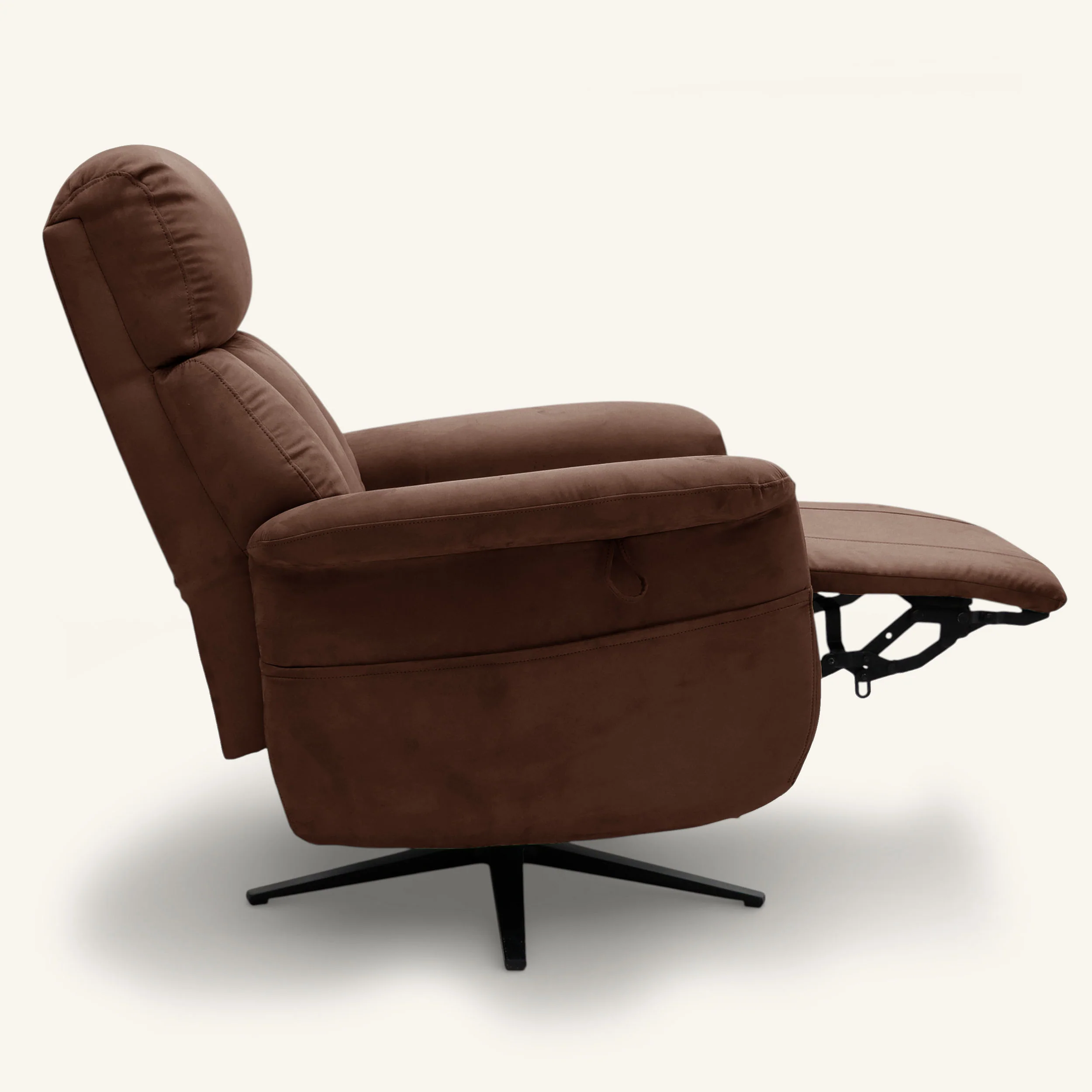 The Astral Lux - Swivel Riser Recliner with Heat & Massage (Brown) - Image 7