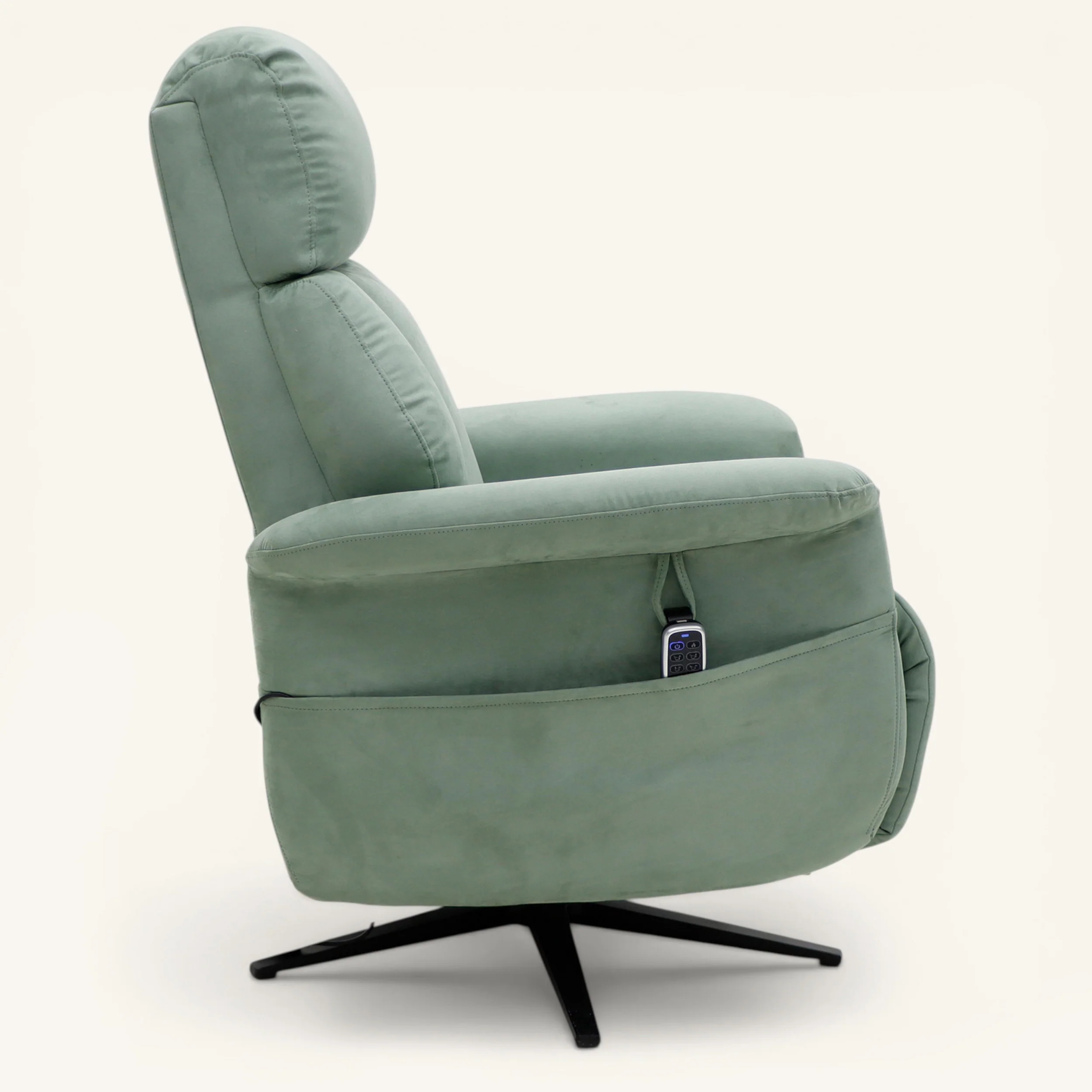 The Astral Lux - Swivel Riser Recliner with Heat & Massage (Sage) - Image 6