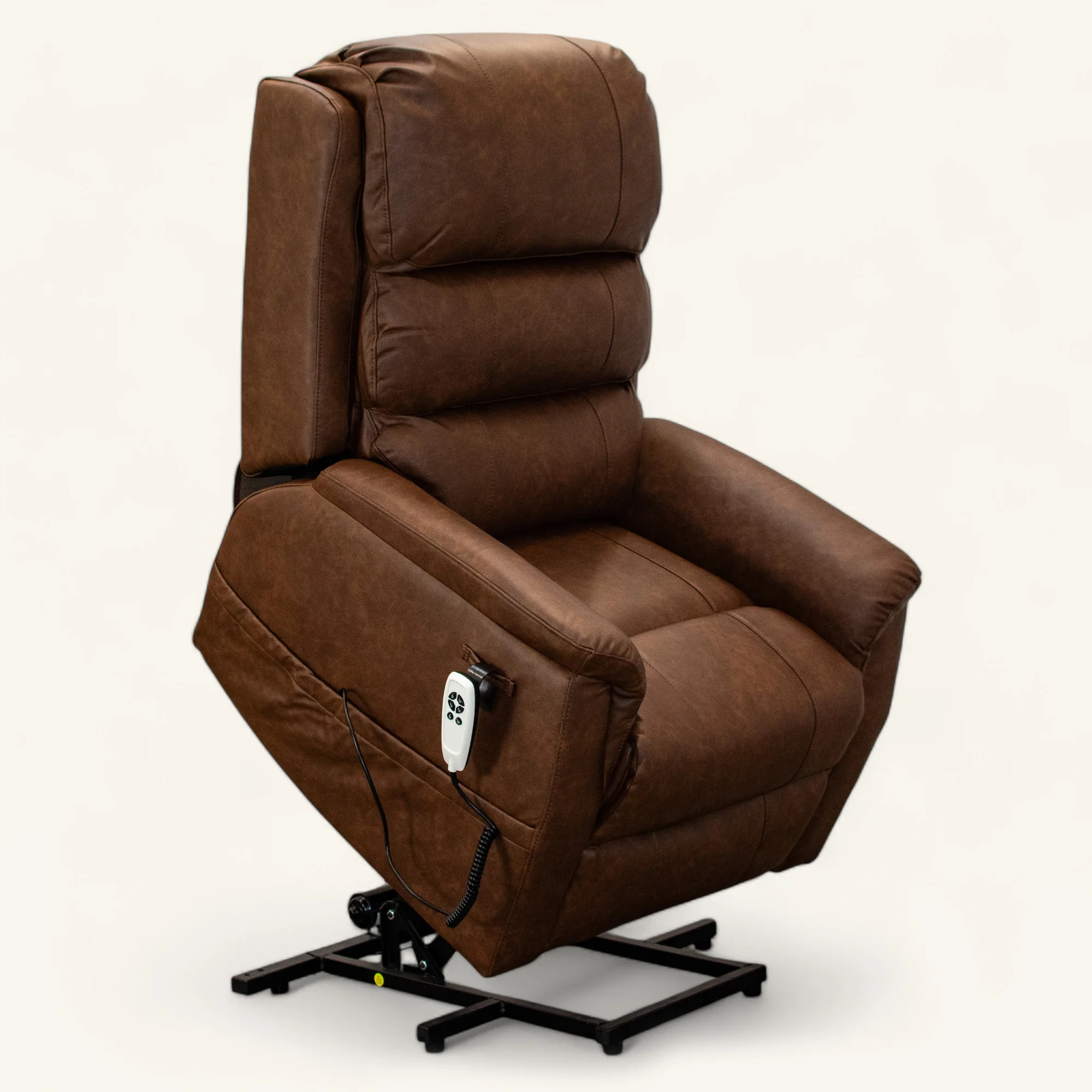 The Avon - Dual Motor Riser Recliner - Brown - Image 3