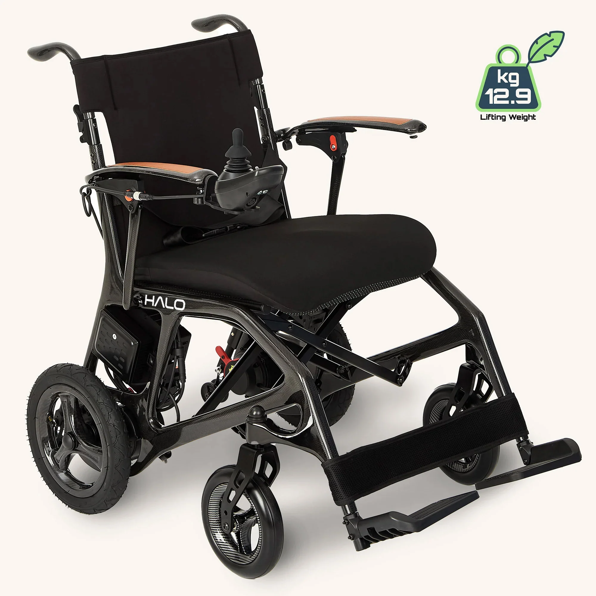 The Halo Carbon Fiber - 12.9kg Airline Friendly Ultra Lightweight Folding Travel Electric Wheelchair - Image 27