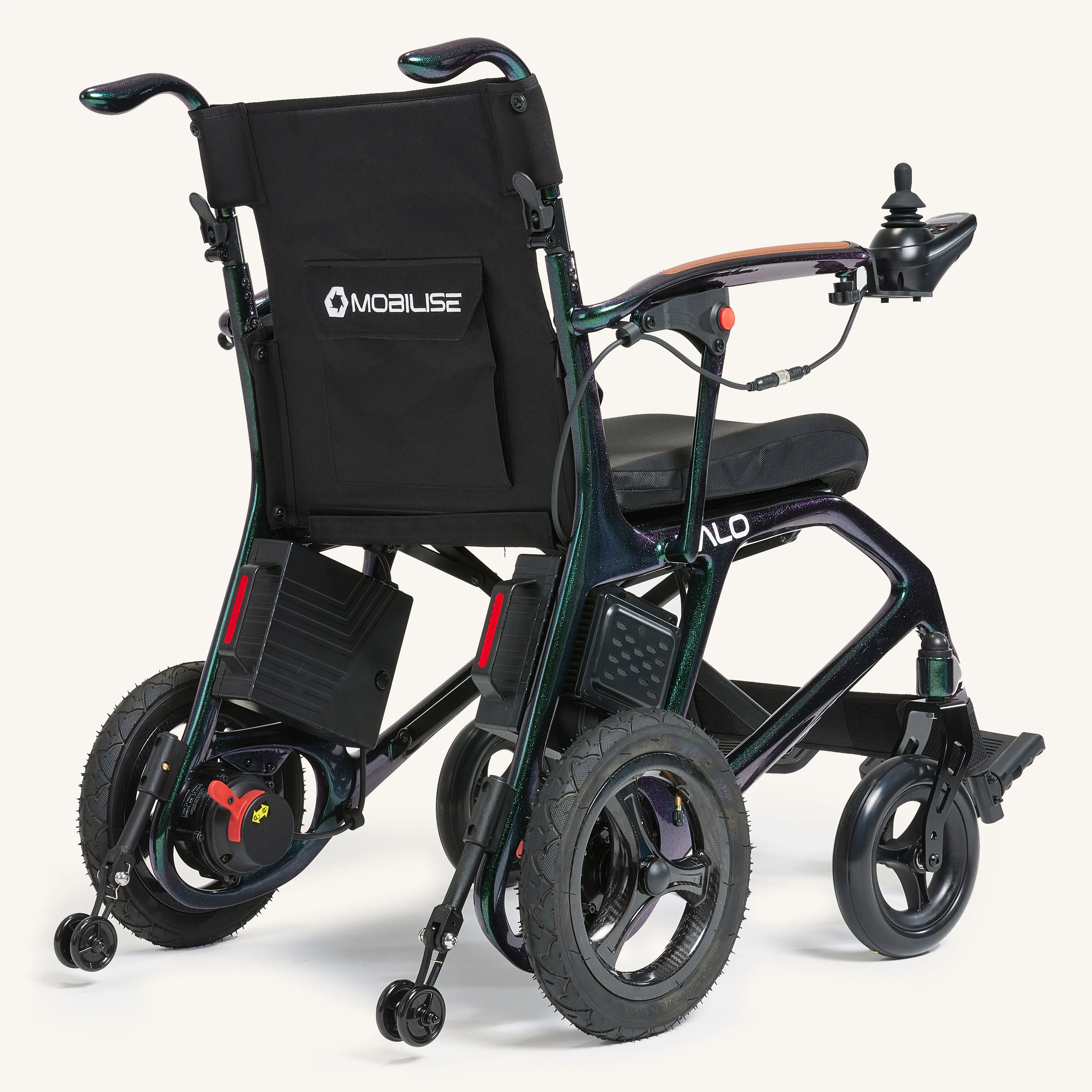 The Halo Carbon Fiber - 12.9kg Airline Friendly Ultra Lightweight Folding Travel Electric Wheelchair - Image 4