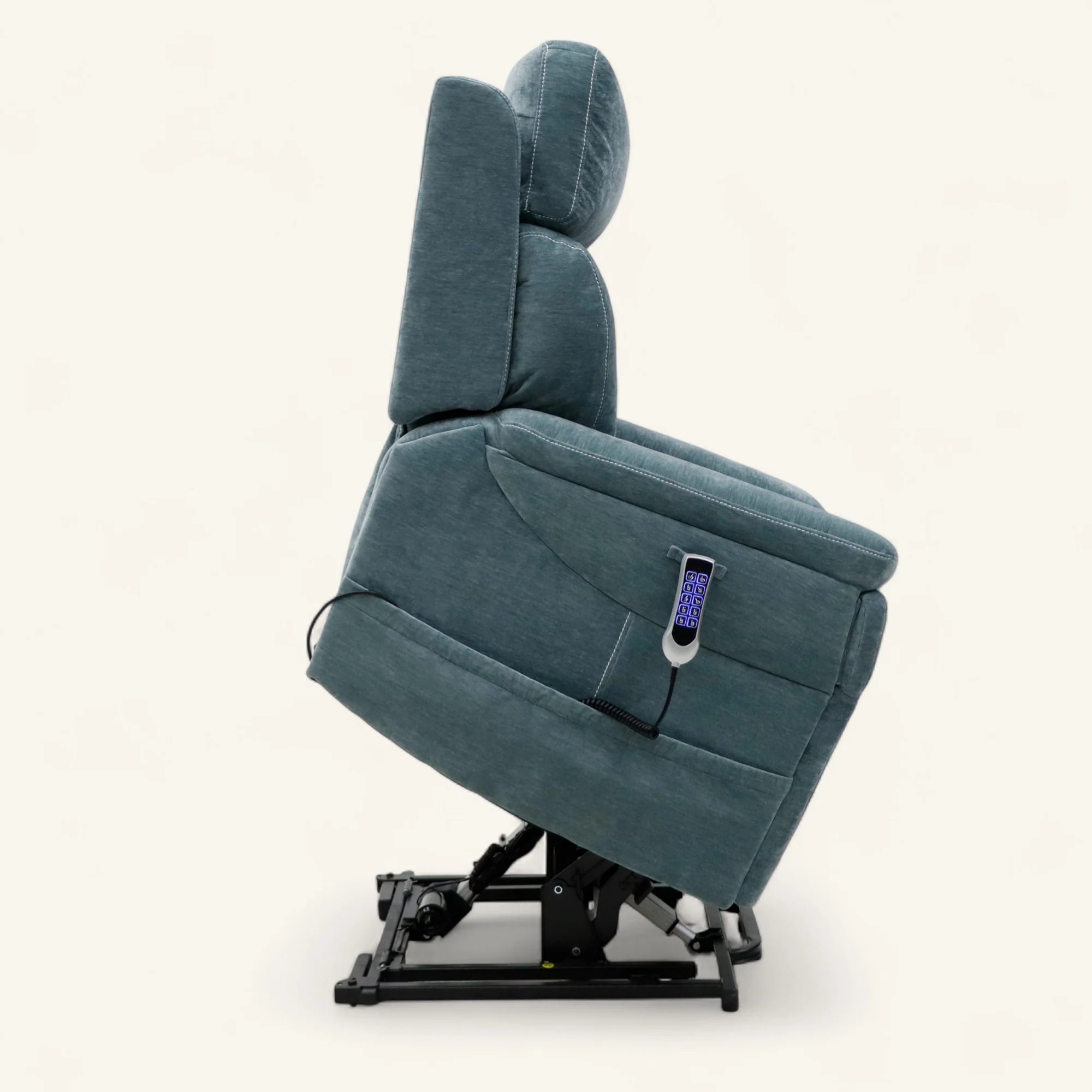 The Ultra Comfort - 5 Motor Riser Recliner & Sleeping Chair - Sage - Image 3