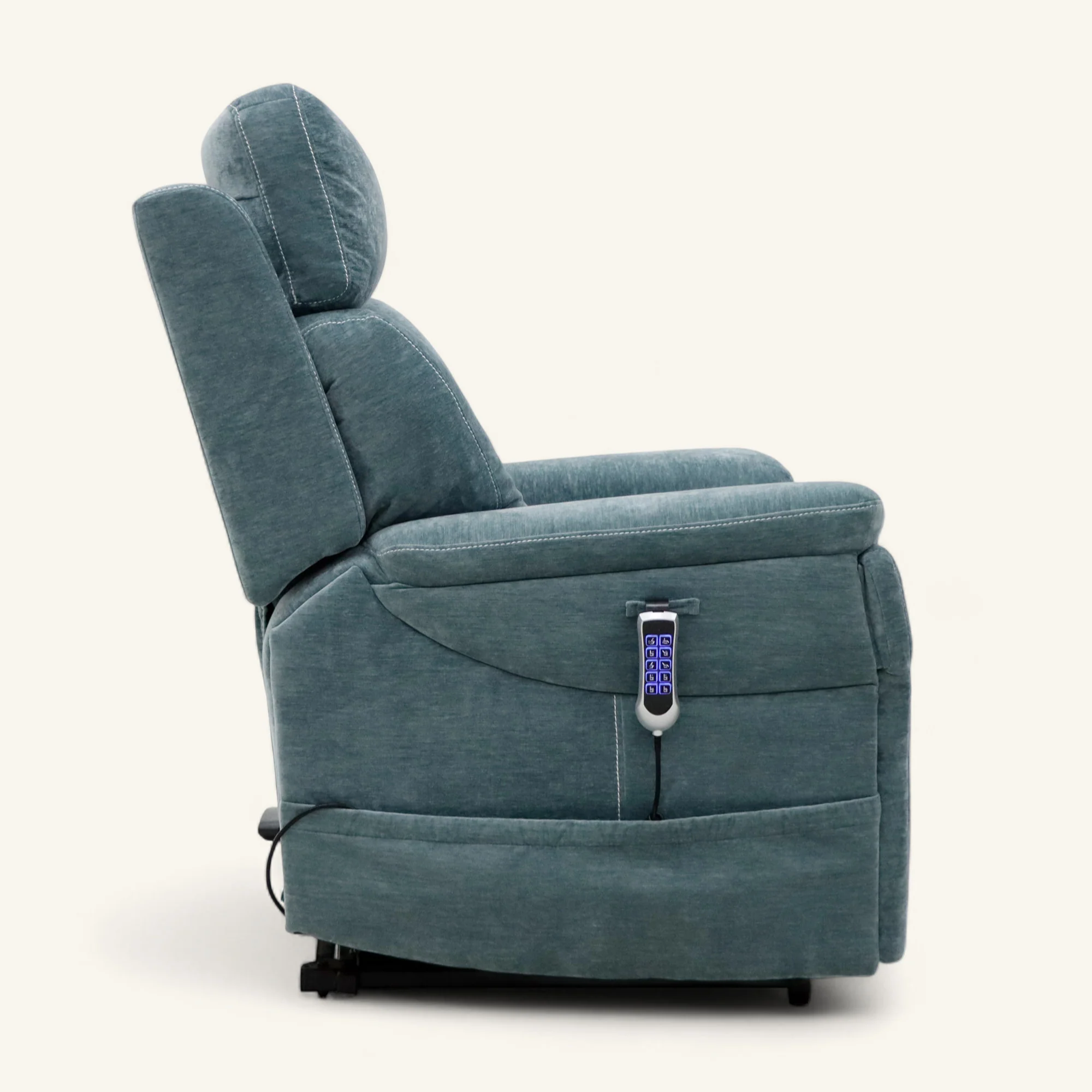 The Ultra Comfort - 5 Motor Riser Recliner & Sleeping Chair - Sage - Image 5