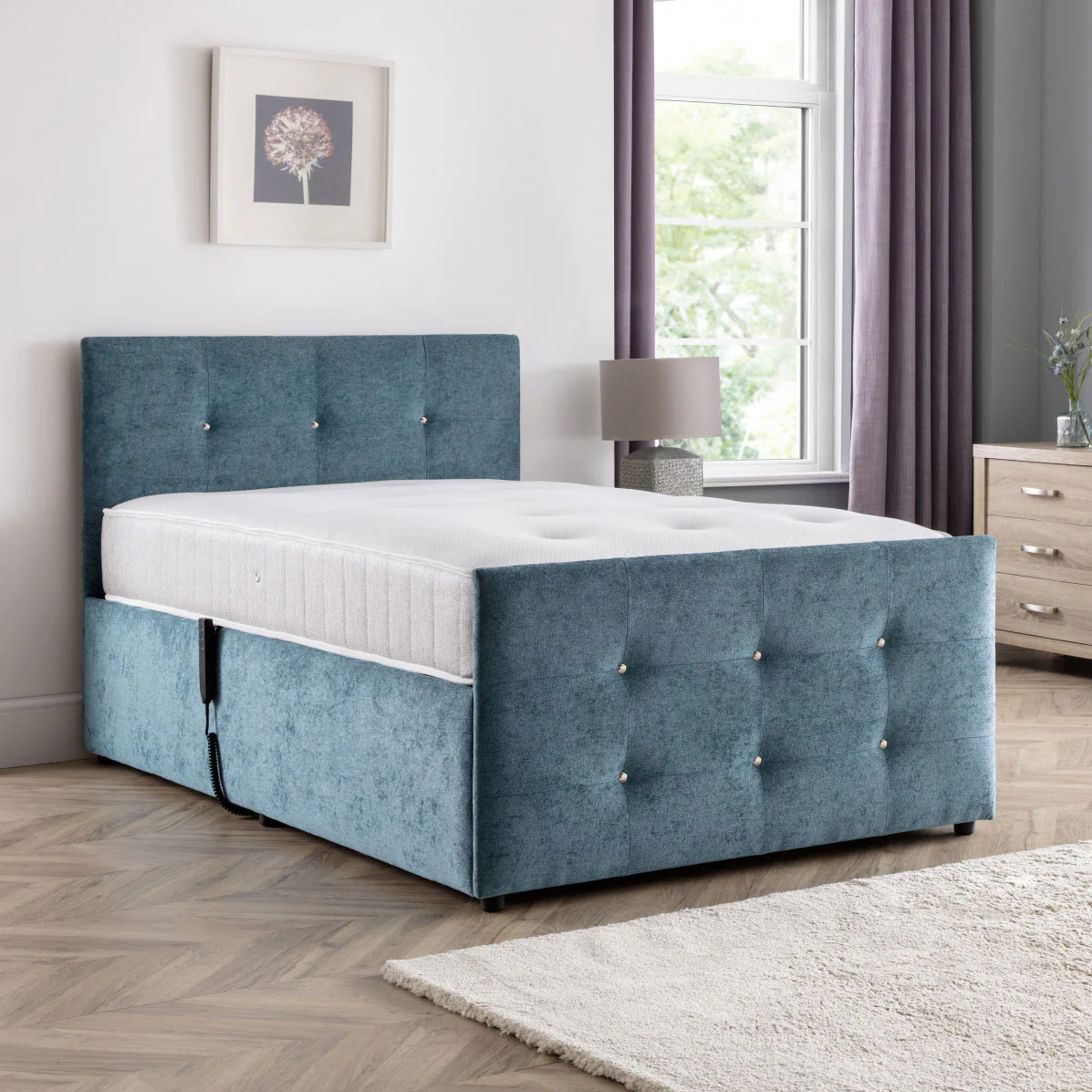The Wiltshire - Height Adjustable Bed & Mattress Package - Image 4