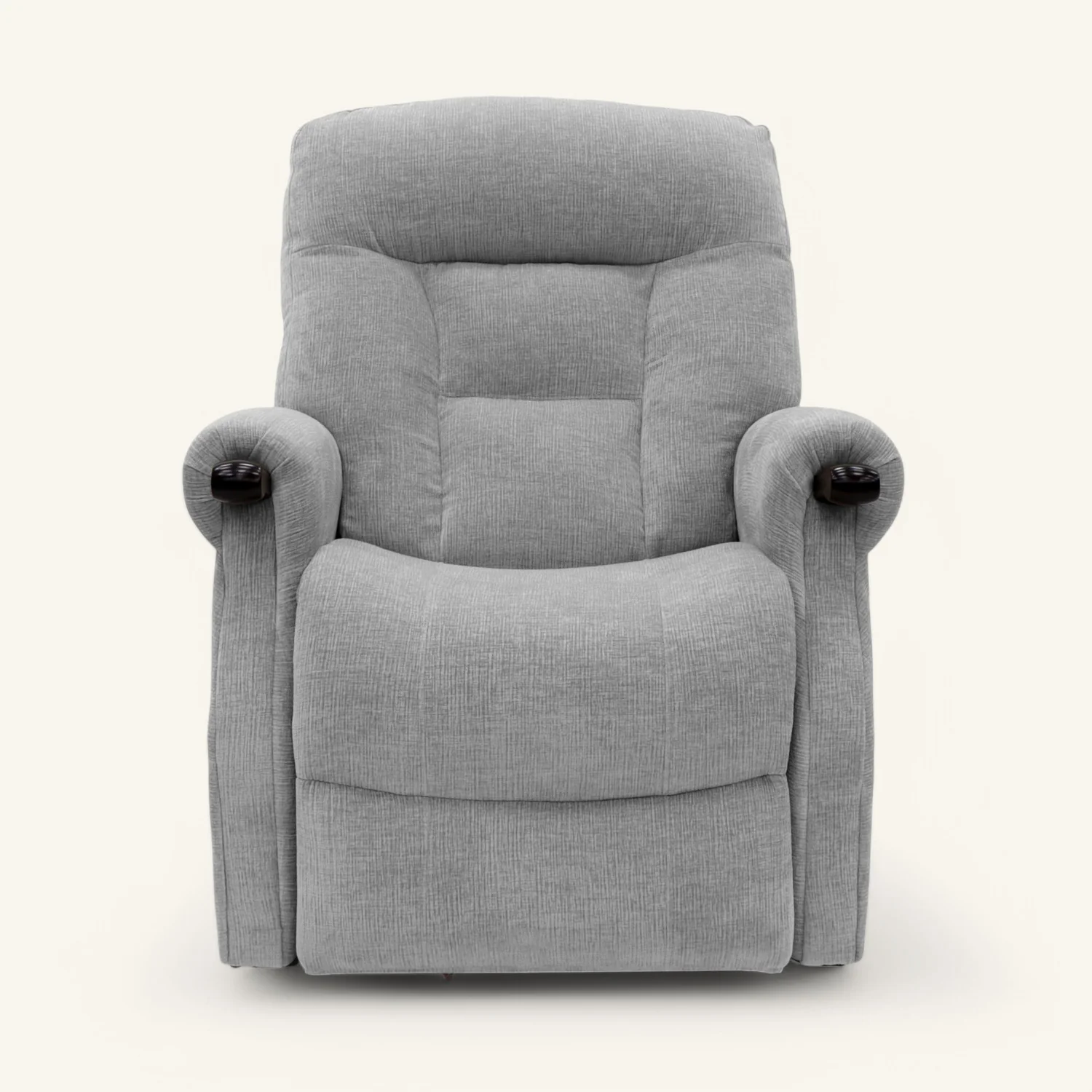 The Wye - Dual Motor Knuckle Arm Riser Recliner Chair - Grey - Image 5