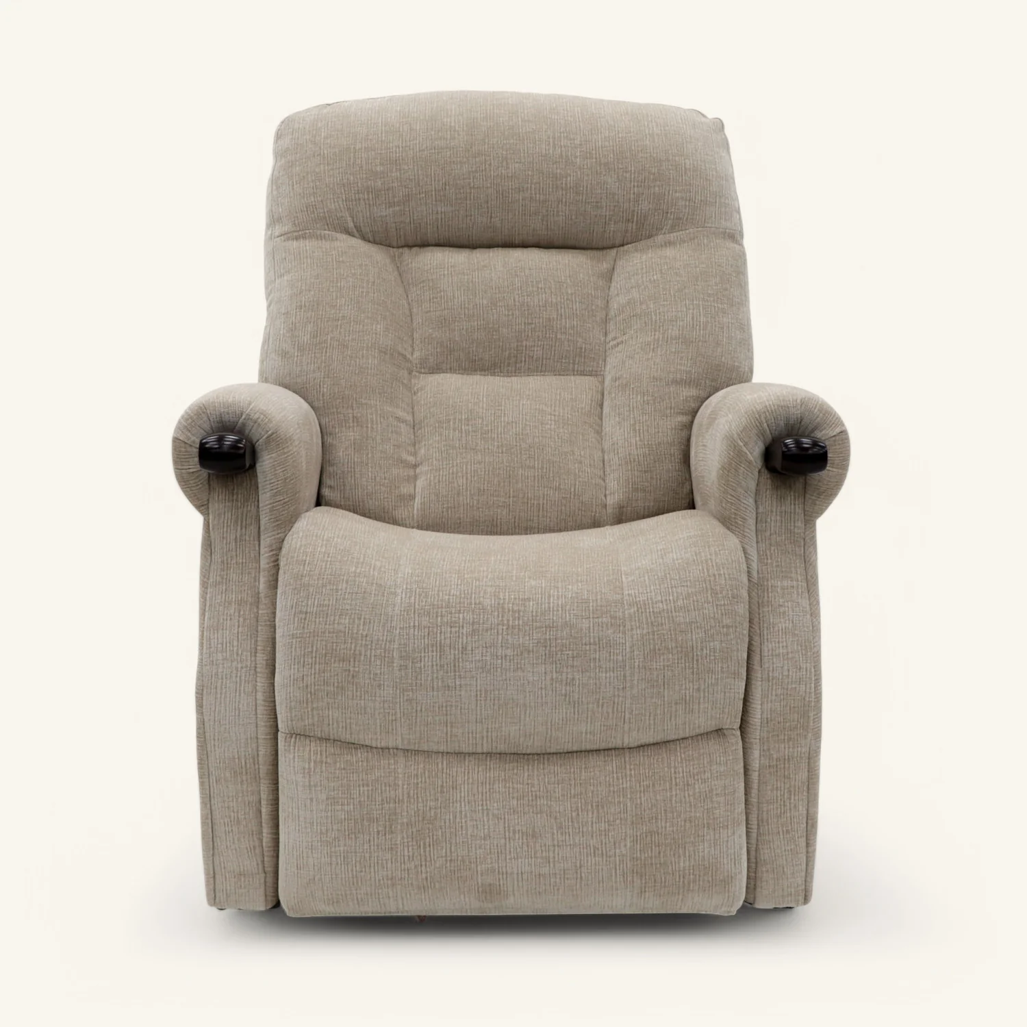 The Wye - Dual Motor Knuckle Arm Riser Recliner Chair - Stone - Image 4